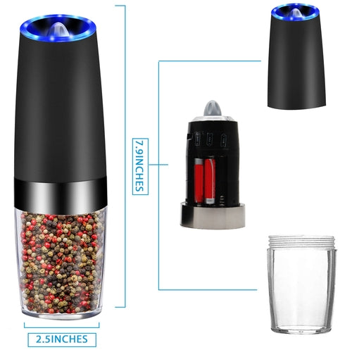 Electric Gravity Sensor Automatic Pepper Grinder