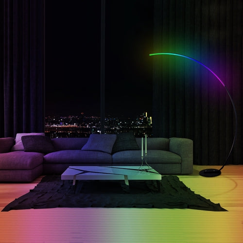 RGB Modern Curve Floor Lamp
